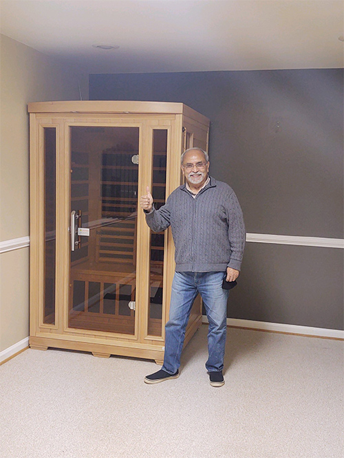 medical saunas with happy customer 15