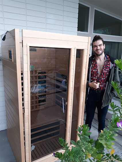 medical saunas with happy customer 27