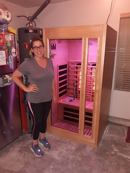 medical saunas with happy customer 28