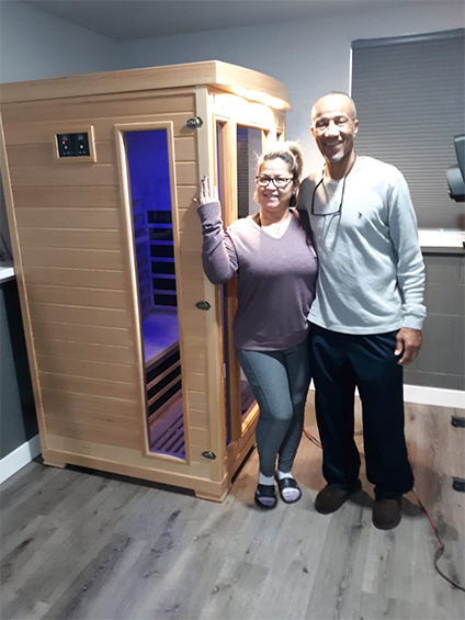 medical saunas with happy customer 29