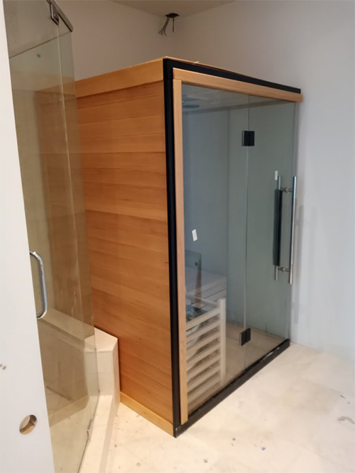 medical saunas with happy customer 71