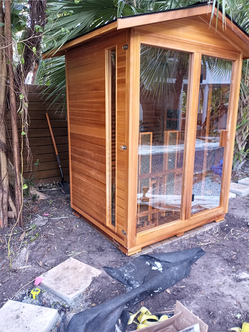 medical saunas with happy customer 67