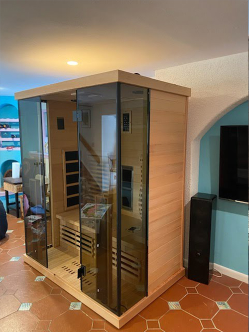 medical saunas with happy customer 47