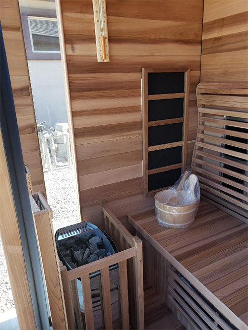 medical saunas with happy customer 37