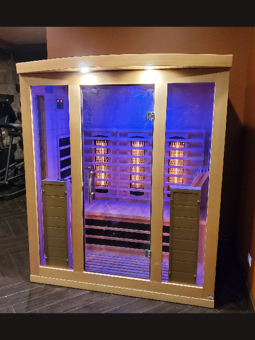 medical saunas with happy customer 92