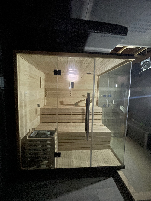 medical saunas with happy customer 95