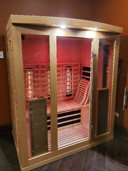 medical saunas with happy customer 94