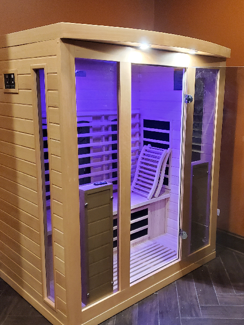 medical saunas with happy customer 99