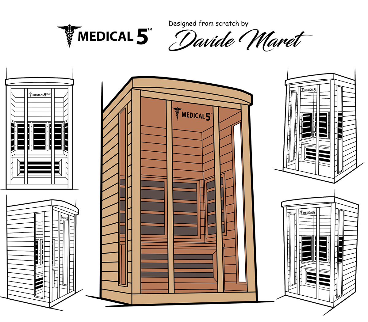 medical saunas 5 designed from scratch by davide maret